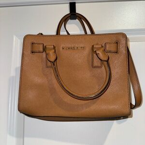 Michael Kors Brown Leather Satchel